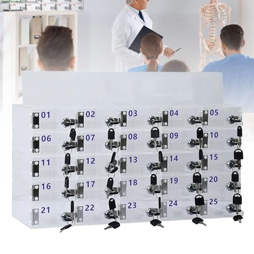 SdaryWare Handy-Schließfach Aufbewahrungsschrank für 50 Telefone