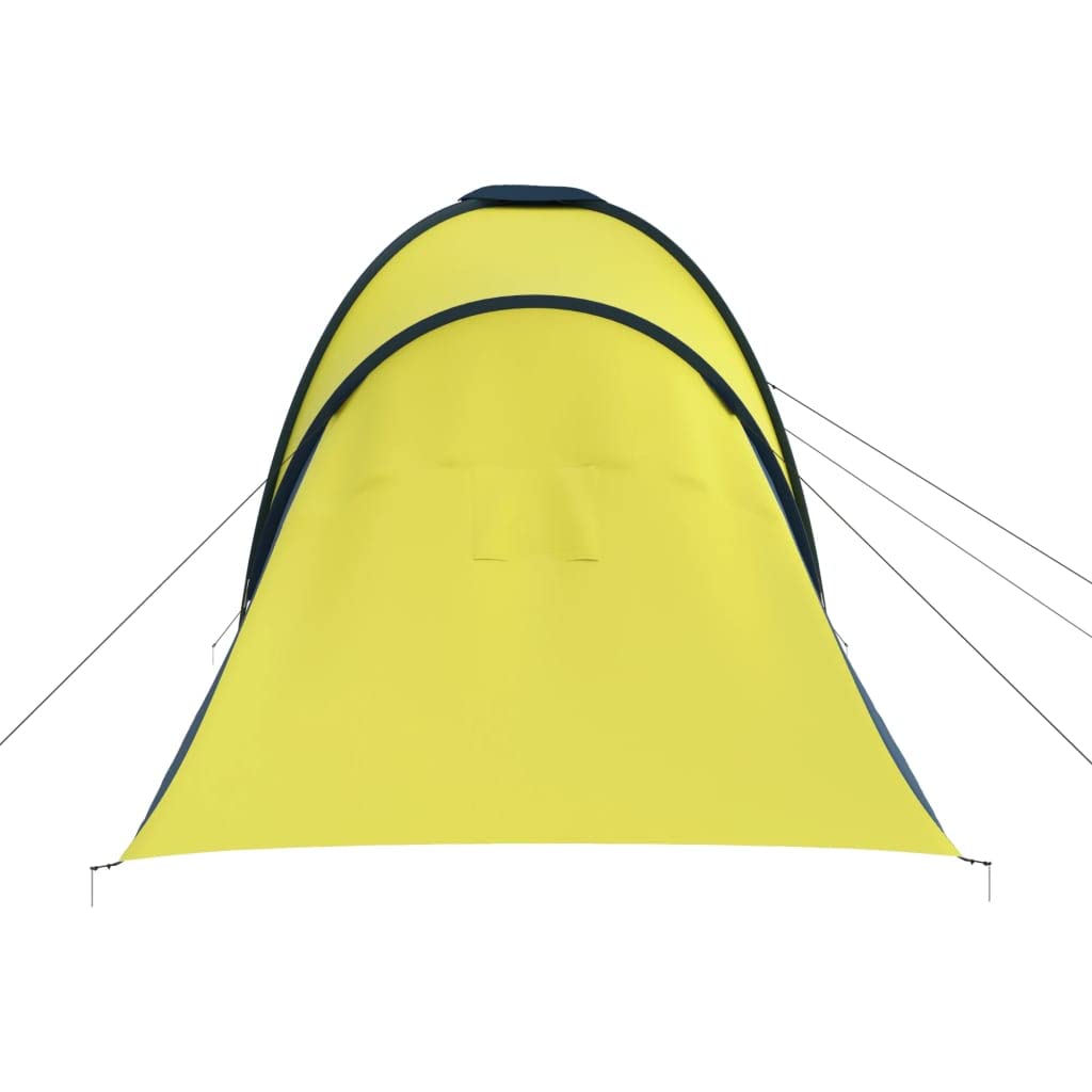 Campingzelt für Personen Blau und Grün mit Kabinen, atmungsaktivem Innenzelt, Moskitonetz, Vorzelt und Tragetasche für Camping, Outdoor, Wanderung, Trekking und Festival