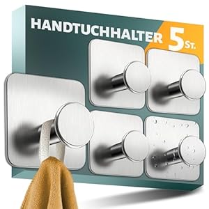 Menz Handtuchhalter 4DF Edelstahl 5er Set