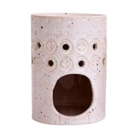 Stoneware Oil & Wax Melt Burner | Aromatherapy for Home Office Bedroom Living Room Gifts & Decor Cover