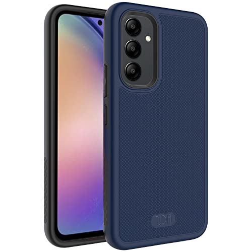 Image of TUDIA [MergeGrip Designed for Samsung Galaxy A54 5G Back Cover (2023), [Drop Tested] Dual Layer Shockproof Slim Military Grade Non-Slip Tough Heavy Duty Protection - Indigo Blue