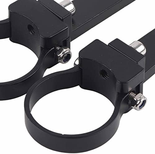 Miniatura 6 de Keenso Abrazaderas de soporte de montaje Bullbar de aluminio de 1"-3" para montaje en barra de luz LED, coche, camión, SUV, ATV (2 pulgadas)