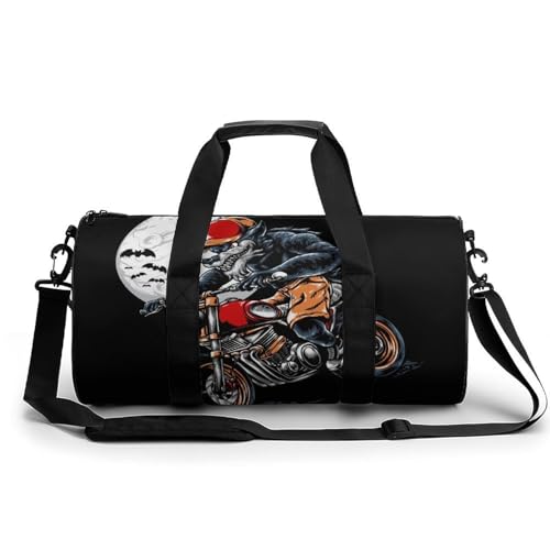 Sac de voyage Moto Loup léger contre l'encombrement gym