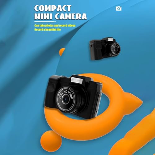 Image of Mini Keychain Camera,1080P FHD Mini Retro Digital Camera,FHD 1080p with 32GB SD Card,OTG Adapters,Tiny Portable Small Cameras Vintage Compact Micro Cameras,100 Mins Battery,for Travel Study