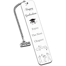 Graduation Gifts for Him Her 2026 College Graduation Gifts for Women Men Class of 2026 Senior Gift Middle High School Master Degree Phd Nurse 5th 8th 12th Grade Graduate Bookmark Teen Boy Girl Student