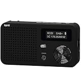 IMPERIAL DABMAN 13 DAB+ Digitalradio (UKW, USB, MicroSD, Akku- und Batteriebetrieb), Farbe:schwarz