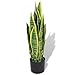 Produktbild vidaXL Künstliche Sansevieria Bogenhanf mit Topf künstliche Pflanze 65 cm Grün