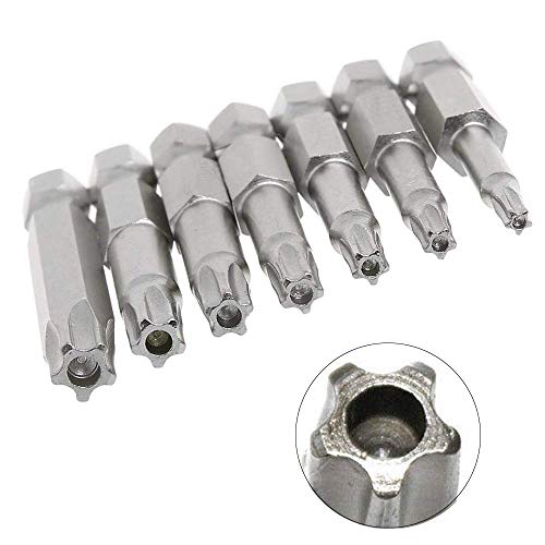 Juego de puntas torx T10-T40 de 50 mm para extraer tornillos difíciles de seguridad sin esfuerzo 3