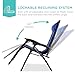 Best Choice Products Oversized Padded Zero Gravity Chair, Folding Outdoor Patio Recliner, XL Anti Gravity Lounger for Backyard w/Headrest, Cup Holder, Side Tray, Polyester Mesh - Blue