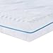 vidaXL Mattress White 200 x 200 cm Foam, Comfort Sleep Mattress, Modern Design, Supportive for Relaxing, Medium Firm Foam