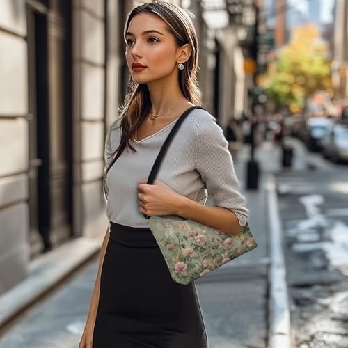 Shoulder Bag for Women Lightweight Underarm Shoulder Handbag Pu Leather Portable Hobo Bag with Strap4