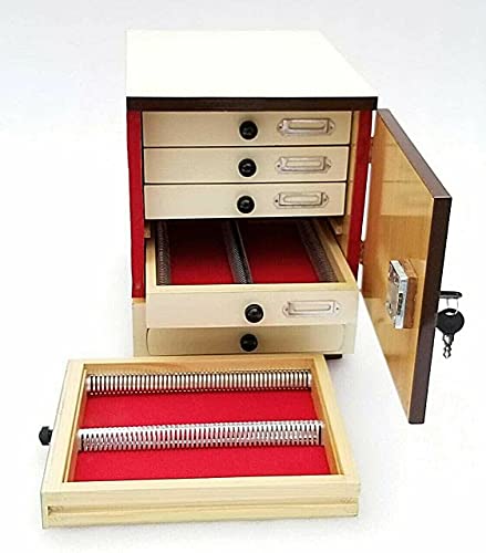 Crabby New Wooden Microscope Prepared Slide Storage Cabinet for 500