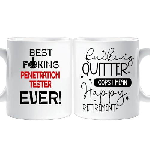 Funny Penetration Tester Retirement Gift, Retired Penetration Tester Appreciation Gifts, Thank You coworker leaving Gift, farewell Goodbye mug