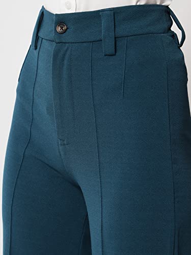 Image of KOTTY Women Polyester Blend Solid Trousers