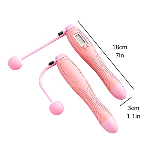 XIANGFATS Corde A Sauter Sport Corde de saut électronique sans fil avec Count auto intelligent sans fil Skip Calorie Consommation Consommation Fitness Building Building Tool d'exercice, Sports et dive