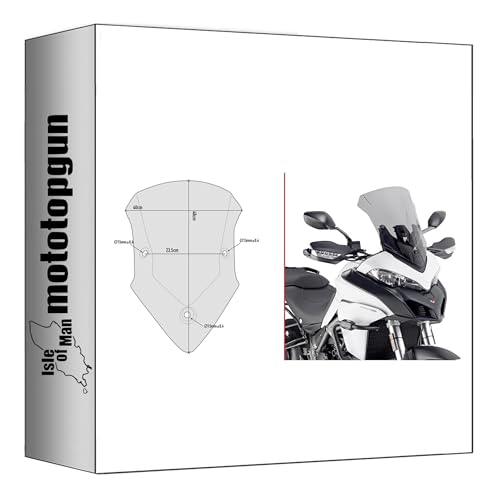 Givi bulle fumée D7406S bulle moto Ducati Multistrada 950 Mototopgun