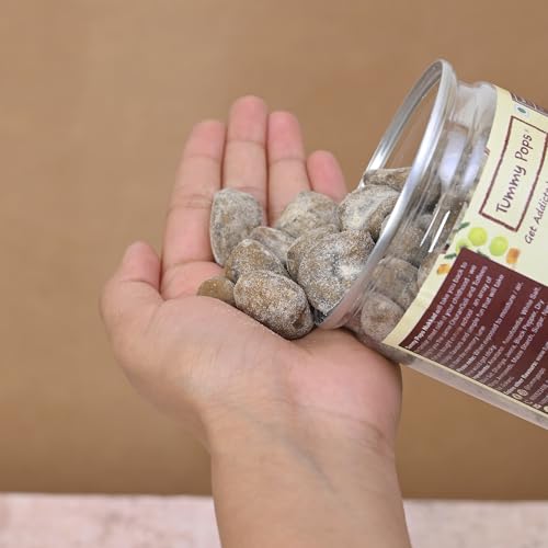 Image of Tummy Pops | Hing Amla Candy Digestive Churan - 350gm Jar | Hygienically Prepared & Packed | After Meal Digestives Flavorful Mukhwas, Hing Amla, Healthy Amla Churan