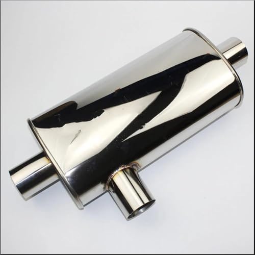Tubo de escape de coche racing de acero inoxidable 304 calibre ajustable de 2,5 a 3 pulgadas