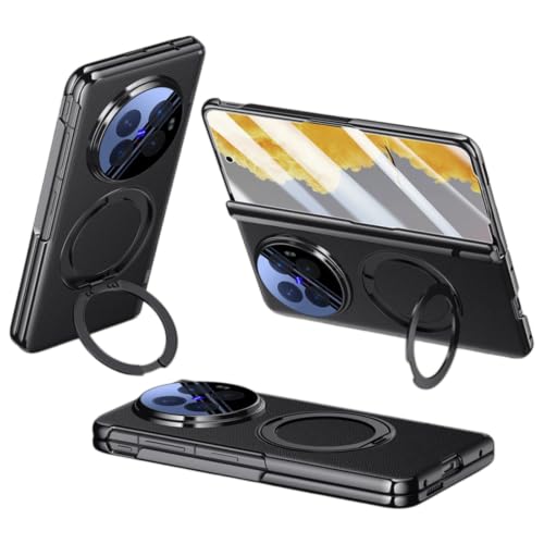 Étui en cuir Vivo X Fold6 premium avec anneau de maintien chic