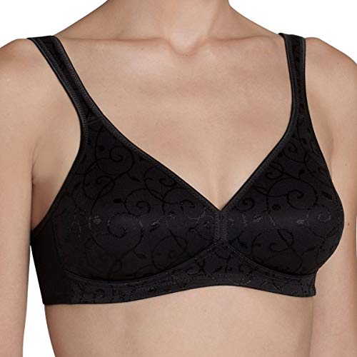 Triumph Elegant Cotton N Bra Femme, BLACK, 90D