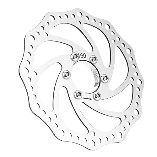 Disco de freio de bicicleta de aço inoxidável, rotor de freio de boa resistência à abrasão, para fre