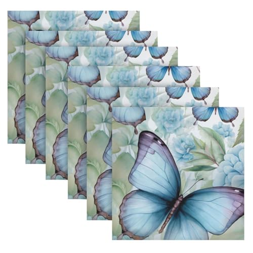 Servilletas de Tela Senya Mariposas Multicolor Pack 6 miniatura 2