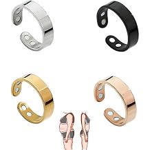 Migraine Ring Adjustable Stainless Steel Rings Lymphatic Vitality Ultra Strength Rings Relief Anxiety Jewelry Better Sleep Health Jewelry Gifts for Women Men
