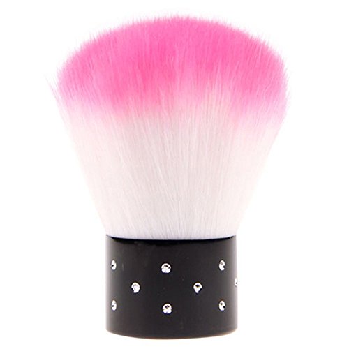 Naisicatar - Cepillo de uñas antipolvo para uñas con Ministras, limpieza para Nail Art, esmalte de uñas, gel UV, color aleatorio Cover