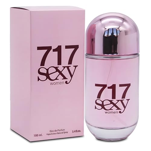 Women's Spray Perfume 717 Sexy Women Long Lasting Eau De Parfum Cologne for Women Refreshing Floral Fragrance for Casual Use,Ideal Holiday Gift,3.4 Fl Oz