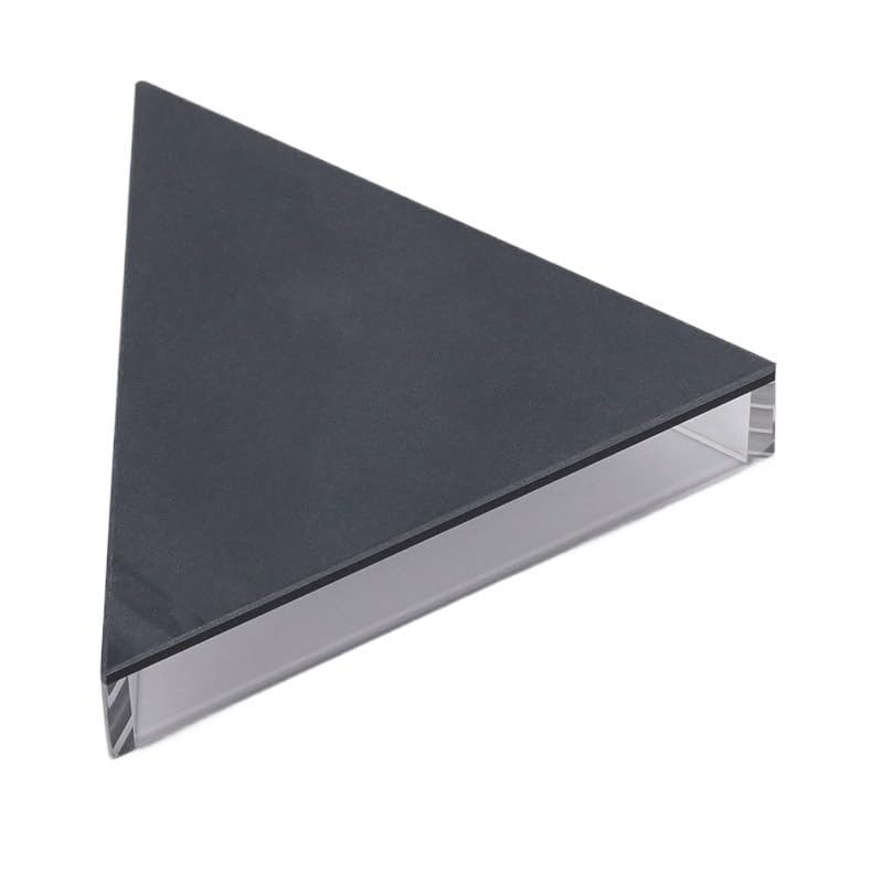 50*50*11mm Quartz Black-Bottomed Triangular Sample Cell, High-Prec
