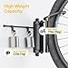 monTEK Swivel Bike Wall Mount, Bike Hangers for Garage, Bike Wall Mount with Two Extra Storage Hooks, Bike Hanger Wall Mount for Space Saving, Bike Rack Garage Holds Up to 77 lbs