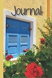  Vintage blue Windows 6x9 in. cover: Vintage Blue Windows picture from Paros Island Greece