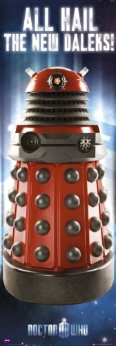 Affiche Doctor Who Dalek 53x158 cm solution déco pour habiller un mur vide