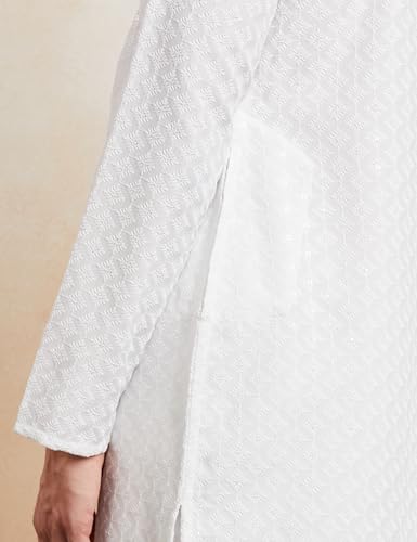 Image of Symbol Premium Men's Embroidery Sequined Long Kurta