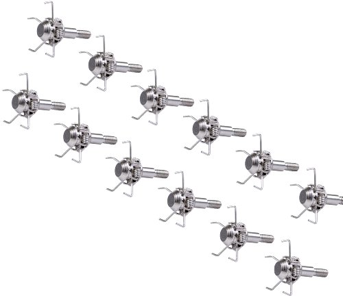 NuoYa001 12pcs Archery Small Game & Target Points Bowhunting Hunting Broad head Judo Arrow Points,Paw Point,4mm Screws into - Thumbnail 2