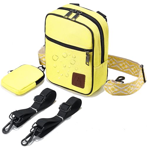 Image of LVYOUME Convertible Crossbody Bag for Men /Women,Adjustable Waist /Shoulder /Backpack with 2 /3 Strap,Everyday Essentials Carrier