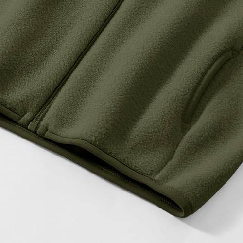 Girls Boys Casual Fleece Zip-Up Jacket, Kids Long Sleeve Fall Winter Warm Lightweight Coat for Outdoor & Daily Wear2