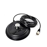 UAYESOK 5.9inch (150mm) NMO Magnetic Mount Antenna Base Ham Mobile Radio Antenna Magnet Mount with...