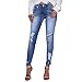 Produktbild DENGZI Zerrissene Jeans Casual Women Skinny Distressed Denim Hosen Loch Bottoms