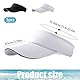 NHTJTHE 2pcs Visor Cap, Atmungsaktiv und Schweißabsorbierend Sommerkappe Kappe mit Sonnenvisier, Unisex Verstellbar, Outdoor Visor Cap, für Golf, Radfahren, Angeln, Tennis, Laufen（1 schwarz + 1 weiß）