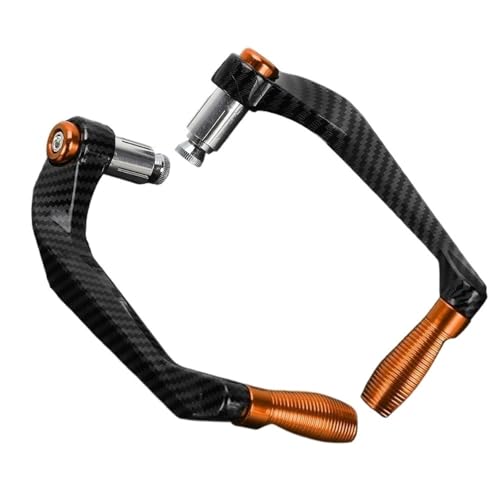 Protège-main moto orange pour Z750 2007-2012 WEFOLCC