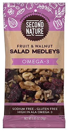 Second Nature Omega-3 Fruit & Walnut Salad Toppings, Salad Medleys Toppers, 8 Count (Pack of 6), 0.85 Ounce - Thumbnail 3