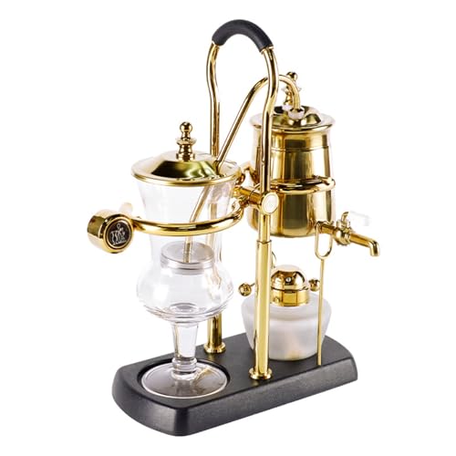 XDTKJDZ Electric Siphon Coffee Maker, Siphon Coffee Brewer, 304 Stainless Steel, Convenient Balance Siphon Coffee Maker, Vacuum Pot Coffee for Bar,Office,Kitchen,Hotel
