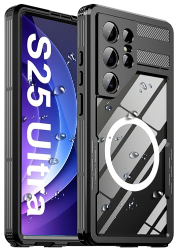 Coque étanche pour Samsung S25 Ultra avec vitre de caméra arrière et écran tactile scellés