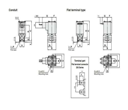Électrovanne VX213 anti blocage commande directe 2 voies NC - 6