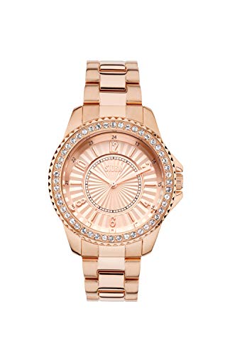 Montre ZIRONA CRYSTAL Storm London en or rose avec cristaux scintillants pour femme