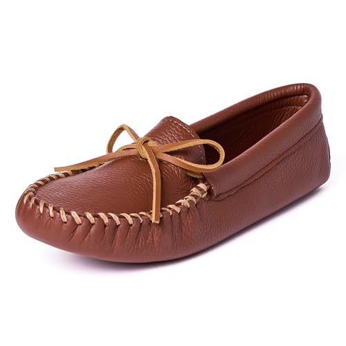 Image of Minnetonka Men's Double Deerskin Softsole