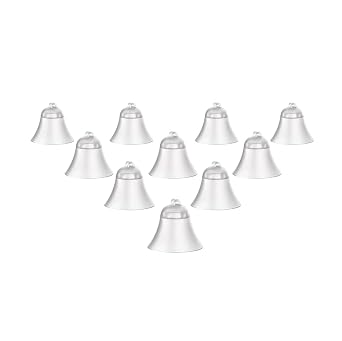 10 Pcs Hearing Aid Domes Hearing Resound Accessories, Small Bell Shape Domes Recommend K19S or Other Similar Devices, Hearing Amplifiers Close Ear Tips, Size M