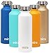 MIRA Alpine Stainless Steel Vacuum Insulated Water Bottle with 2 Lids, Sports Thermos Flask Keeps Cold 24 Hours, Hot 12 Hours, Reusable Hydro Bottle (25 Ounce, White)