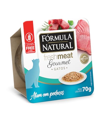 Fórmula Natural Ração Úmida Gourmet Para Gatos Adulto Sabor Atum 70g